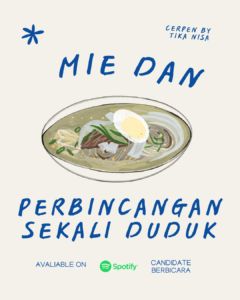 mie dan perbincangan sekali duduk